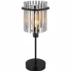 Suspension Verre Fumé-Luminaires Globo Lighting Lampe de table Globo GORLEY Noir, 1 lumière