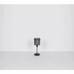 Suspension Verre Fumé-Luminaires Globo Lighting Lampe de table Globo GORLEY Noir, 1 lumière