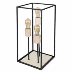 Luminaires Globo Lighting Lampe de table Globo HAGAR Noir, 3 lumières* Lampes À Poser