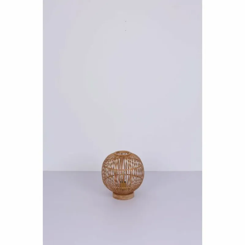 Style Boho-Chic-Luminaires Globo Lighting Lampe de table Globo HILDEGARD Brun, 1 lumière