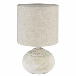 Lampes En Tissu-Luminaires Globo Lighting Lampe de table Globo IGA Blanc, 1 lumière