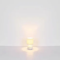 Lampes En Tissu-Luminaires Globo Lighting Lampe de table Globo IGA Blanc, 1 lumière