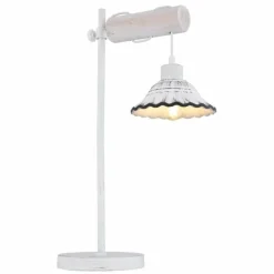 Luminaires Scandinaves-Luminaires Globo Lighting Lampe de table Globo JOWITA Blanc, 1 lumière