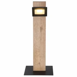 Lampes En Bois-Luminaires Globo Lighting Lampe de table Globo JOYA LED Bois clair, Noir, 1 lumière