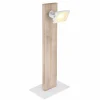 Lampes En Bois-Luminaires Globo Lighting Lampe de table Globo JOYA LED Bois clair, Blanc, 1 lumière