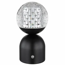 Luminaires Globo Lighting Lampe de table Globo JULSY LED Noir, 1 lumière* Éclairage Led