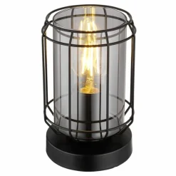Luminaires Globo Lighting Lampe de table Globo KAMMI Noir, 1 lumière