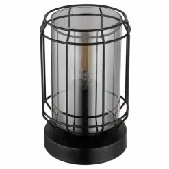 Luminaires Globo Lighting Lampe de table Globo KAMMI Noir, 1 lumière