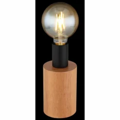 Luminaires Scandinaves-Luminaires Globo Lighting Lampe de table Globo KIRA Brun foncé, 1 lumière