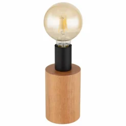 Luminaires Scandinaves-Luminaires Globo Lighting Lampe de table Globo KIRA Brun foncé, 1 lumière