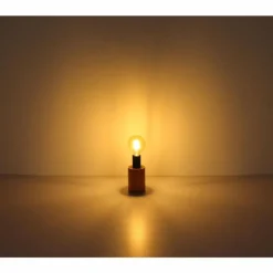 Luminaires Scandinaves-Luminaires Globo Lighting Lampe de table Globo KIRA Brun foncé, 1 lumière