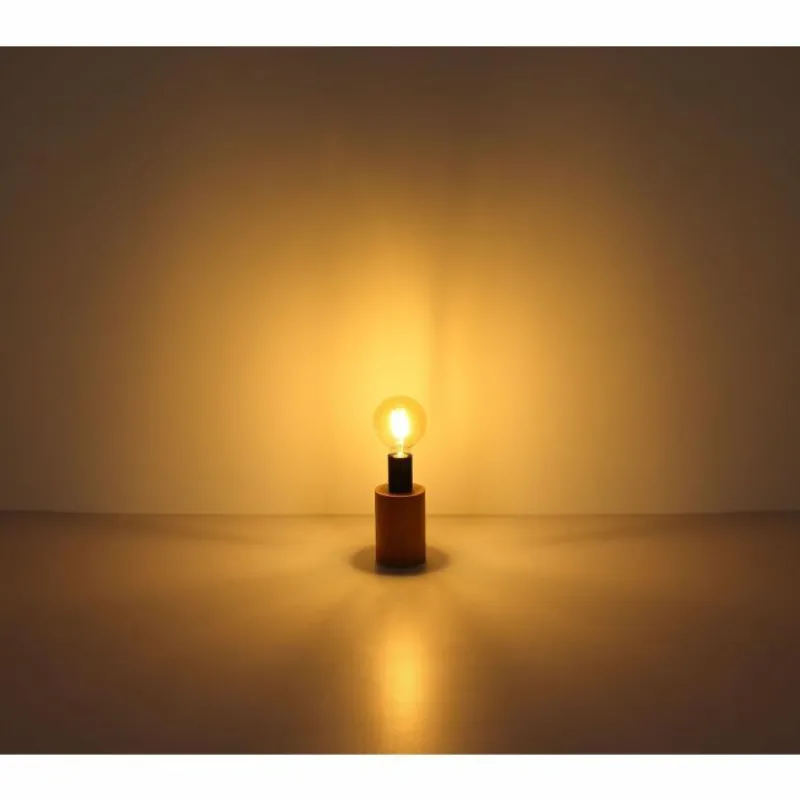 Luminaires Scandinaves-Luminaires Globo Lighting Lampe de table Globo KIRA Brun foncé, 1 lumière