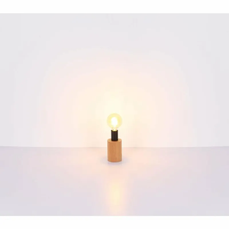 Luminaires Scandinaves-Luminaires Globo Lighting Lampe de table Globo KIRA Brun foncé, 1 lumière