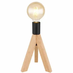 Luminaires Scandinaves-Luminaires Globo Lighting Lampe de table Globo KIRA Brun foncé, 1 lumière