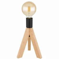 Luminaires Scandinaves-Luminaires Globo Lighting Lampe de table Globo KIRA Brun foncé, 1 lumière