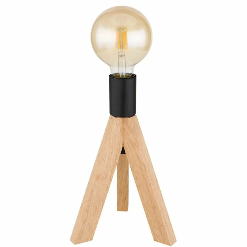 Luminaires Scandinaves-Luminaires Globo Lighting Lampe de table Globo KIRA Brun foncé, 1 lumière