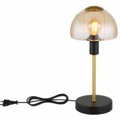 Luminaires Globo Lighting Lampe de table Globo KOKKINI Noir, 1 lumière
