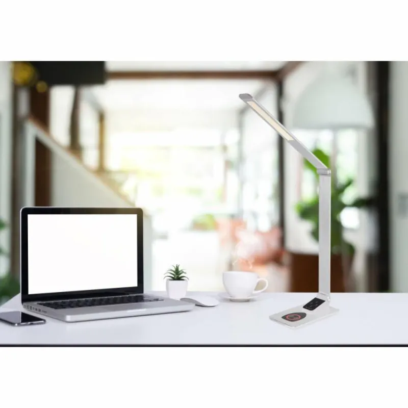 Luminaires Globo Lighting Lampe de table Globo LED Argenté, 1 lumière* Éclairage Led