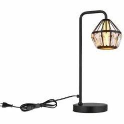 Luminaires Globo Lighting Lampe de table Globo LOIS Laiton, Noir, 1 lumière* Lampes À Poser