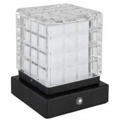 Luminaires Globo Lighting Lampe de table Globo LUNKI LED Noir, 1 lumière