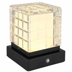 Luminaires Globo Lighting Lampe de table Globo LUNKI LED Noir, 1 lumière