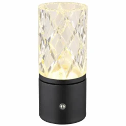 Luminaires Globo Lighting Lampe de table Globo LUNKI LED Noir, 1 lumière