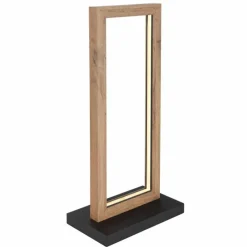 Lampes En Bois-Luminaires Globo Lighting Lampe de table Globo MANDERA LED Noir, 1 lumière