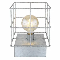 Lampes Industrielles-Luminaires Globo Lighting Lampe de table Globo MERRIL Zingué, 1 lumière