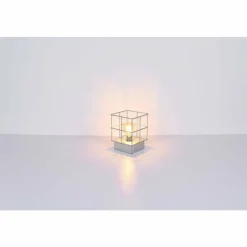 Lampes Industrielles-Luminaires Globo Lighting Lampe de table Globo MERRIL Zingué, 1 lumière