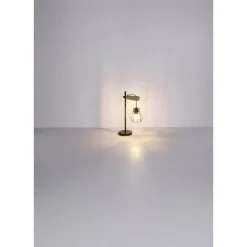 Luminaires Scandinaves-Luminaires Globo Lighting Lampe de table Globo MINA Brun, Noir, 1 lumière