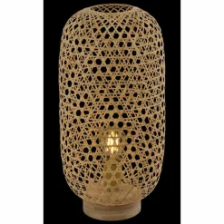 Style Boho-Chic-Luminaires Globo Lighting Lampe de table Globo MIRENA Brun, 1 lumière