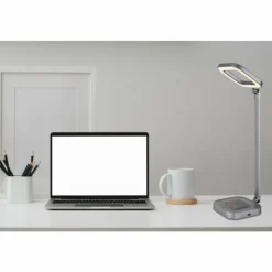 Luminaires Globo Lighting Lampe de table Globo MONACO LED Gris, Blanc, 1 lumière, Changeur de couleurs* Éclairage Led