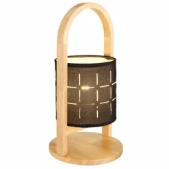 Lampes En Tissu-Luminaires Globo Lighting Lampe de table Globo NINJA Écru, 1 lumière