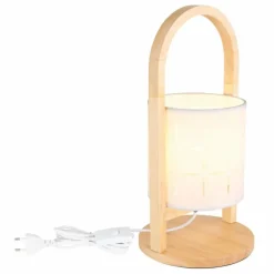 Lampes En Tissu-Luminaires Globo Lighting Lampe de table Globo NINJA Écru, 1 lumière