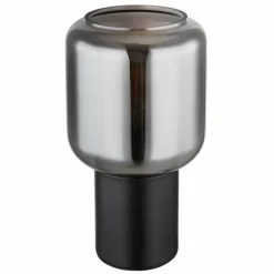Suspension Verre Fumé-Luminaires Globo Lighting Lampe de table Globo NINJO Noir, 1 lumière