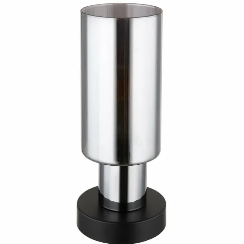 Suspension Verre Fumé-Luminaires Globo Lighting Lampe de table Globo Noir, 1 lumière