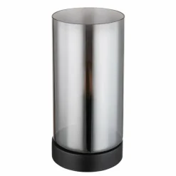 Suspension Verre Fumé-Luminaires Globo Lighting Lampe de table Globo OLLY Noir, 1 lumière