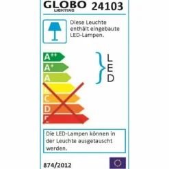 Luminaires Globo Lighting Lampe de table Globo PEGASI LED Aluminium, 1 lumière* Éclairage Led