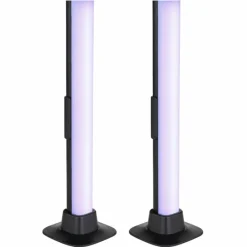 Luminaires Globo Lighting Lampe de table Globo POLLIVER LED Noir, 1 lumière, Changeur de couleurs