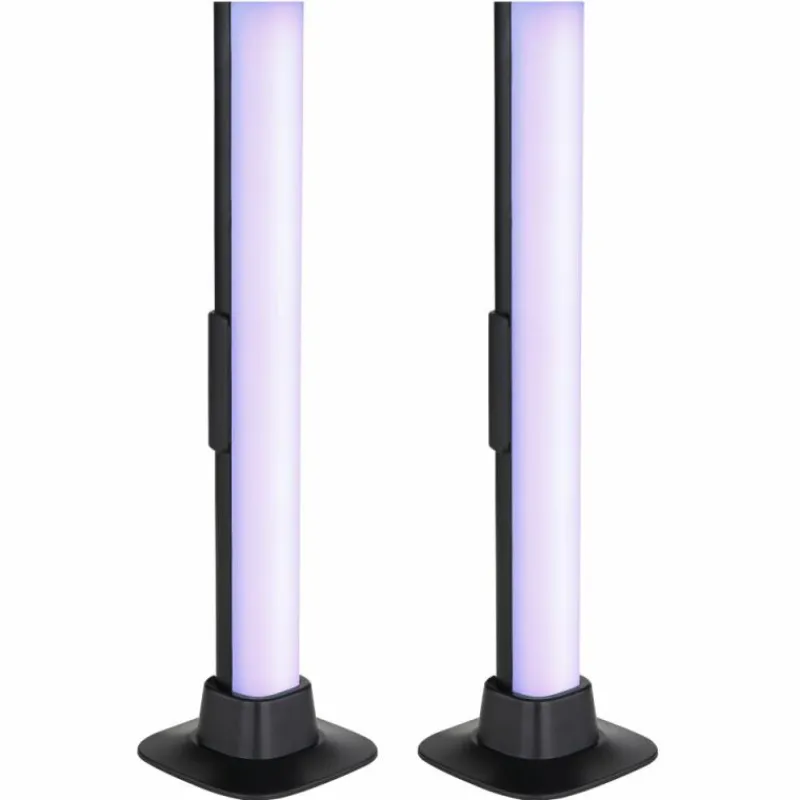 Luminaires Globo Lighting Lampe de table Globo POLLIVER LED Noir, 1 lumière, Changeur de couleurs