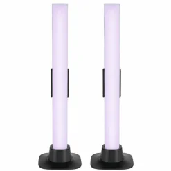 Luminaires Globo Lighting Lampe de table Globo POLLIVER LED Noir, 1 lumière, Changeur de couleurs