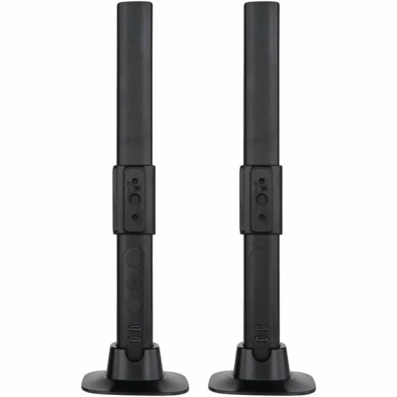 Luminaires Globo Lighting Lampe de table Globo POLLIVER LED Noir, 1 lumière, Changeur de couleurs