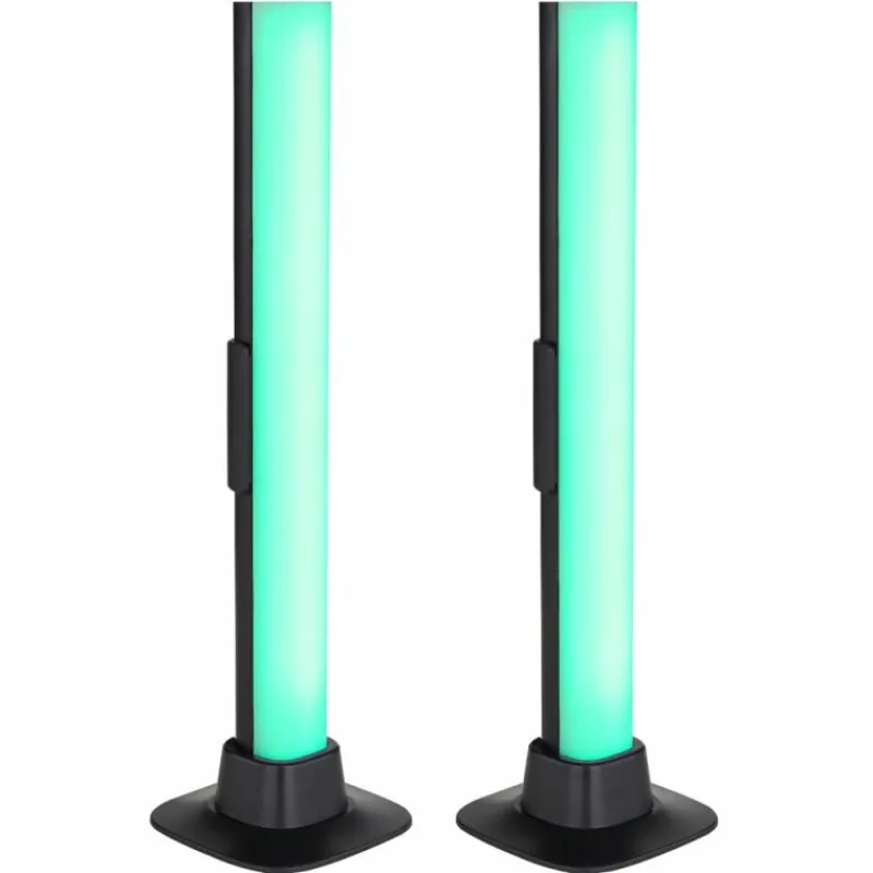 Luminaires Globo Lighting Lampe de table Globo POLLIVER LED Noir, 1 lumière, Changeur de couleurs