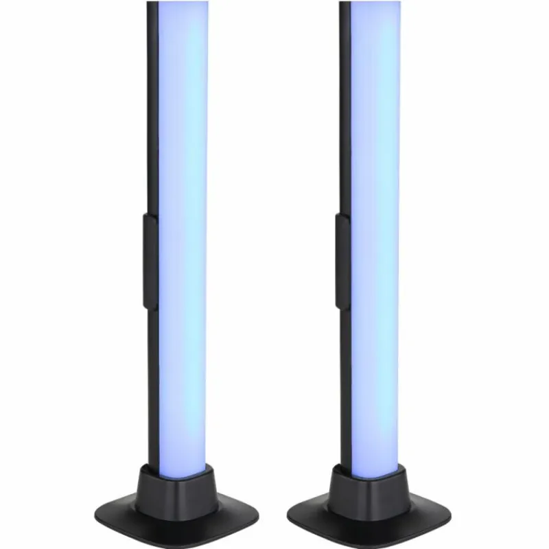 Luminaires Globo Lighting Lampe de table Globo POLLIVER LED Noir, 1 lumière, Changeur de couleurs