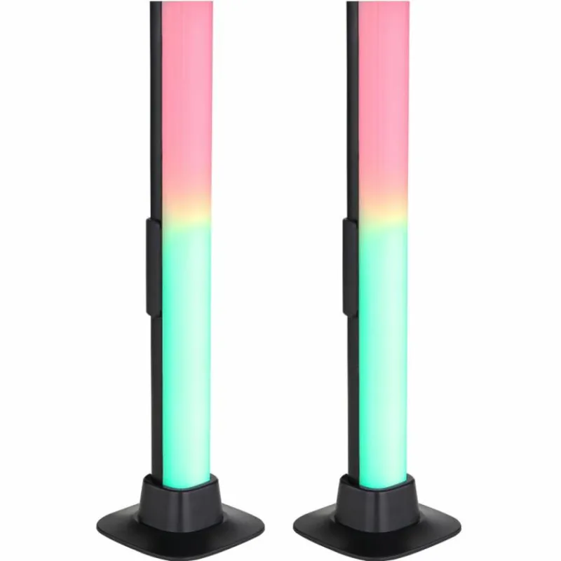 Luminaires Globo Lighting Lampe de table Globo POLLIVER LED Noir, 1 lumière, Changeur de couleurs