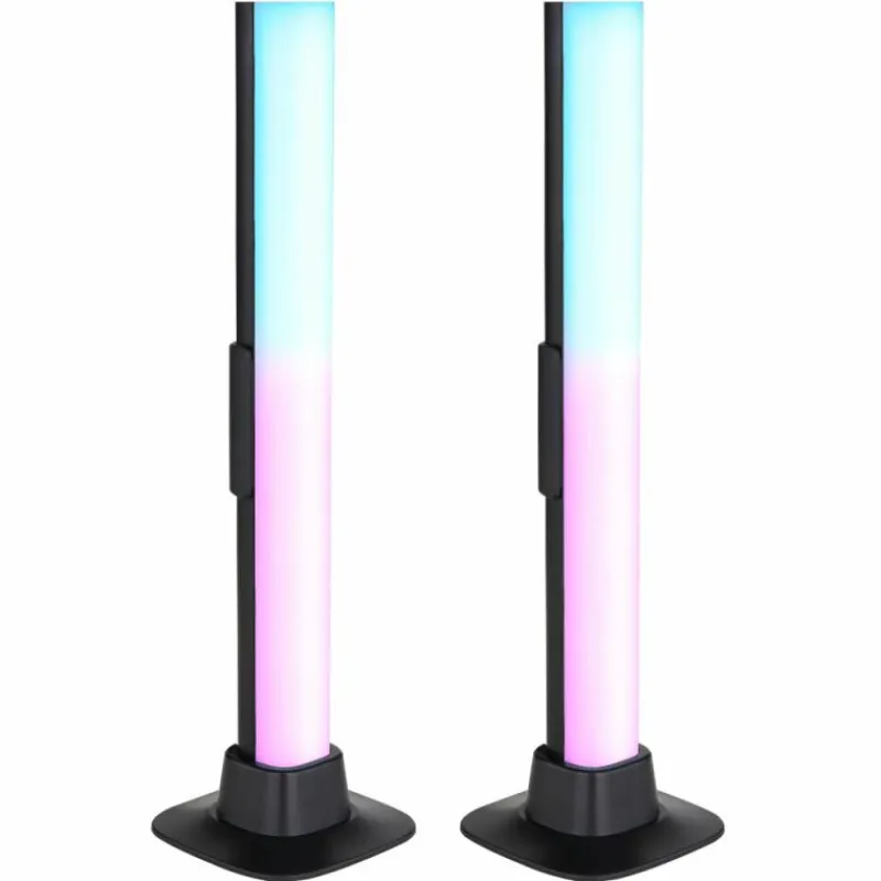 Luminaires Globo Lighting Lampe de table Globo POLLIVER LED Noir, 1 lumière, Changeur de couleurs