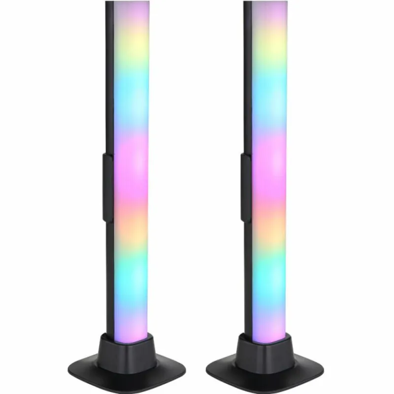 Luminaires Globo Lighting Lampe de table Globo POLLIVER LED Noir, 1 lumière, Changeur de couleurs