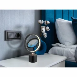 Luminaires Globo Lighting Lampe de table Globo REEDI LED Noir, 1 lumière* Éclairage Led