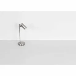 Luminaires Globo Lighting Lampe de table Globo ROBBY Nickel mat, 1 lumière* Lampes À Poser