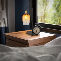 Luminaires Globo Lighting Lampe de table Globo SALVY Noir, 1 lumière